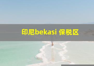 印尼bekasi 保税区